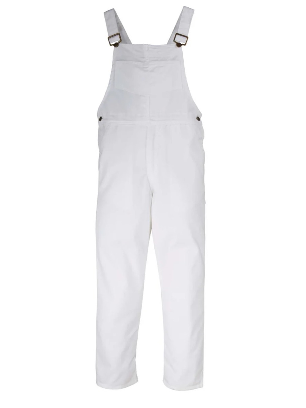 Dynamic Painter Overalls - White - deadstock - 42x32 - cotton
